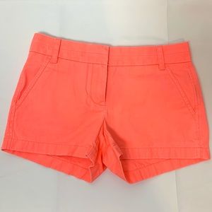 J.Crew 3” Chino Shorts - Coral Color